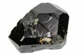 Black Dravite Crystal - Pierrepont, New York #96592-1